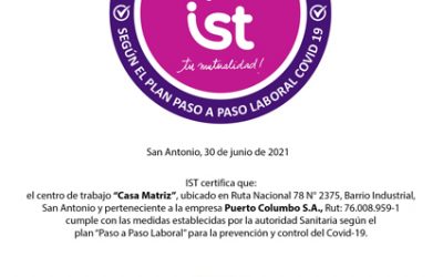 Paso a Paso Laboral COVID 19, «Centro de Trabajo Verificado» Certificación IST.